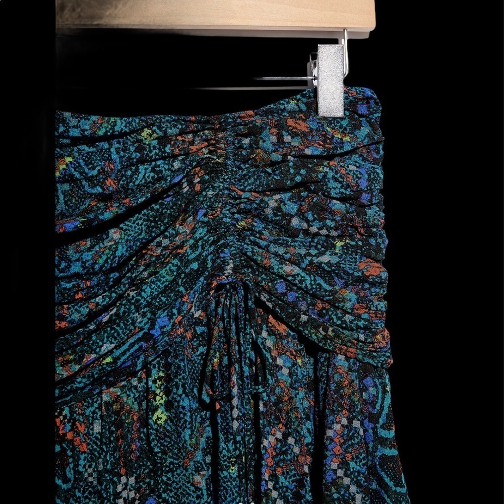 Free People Floral Mini Skirt Size 10 - Picture 3 of 3